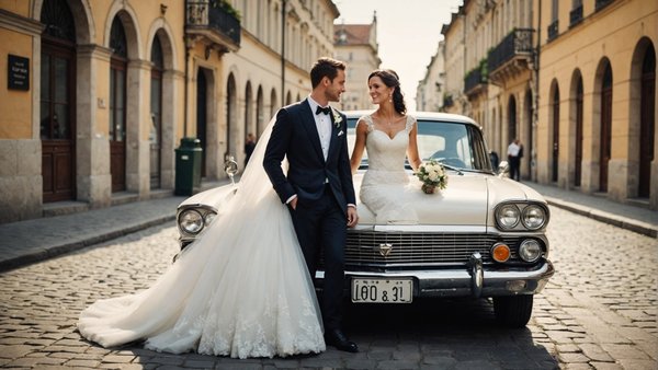 Location voiture mariage : ajoutez une touche vintage à votre grand jour